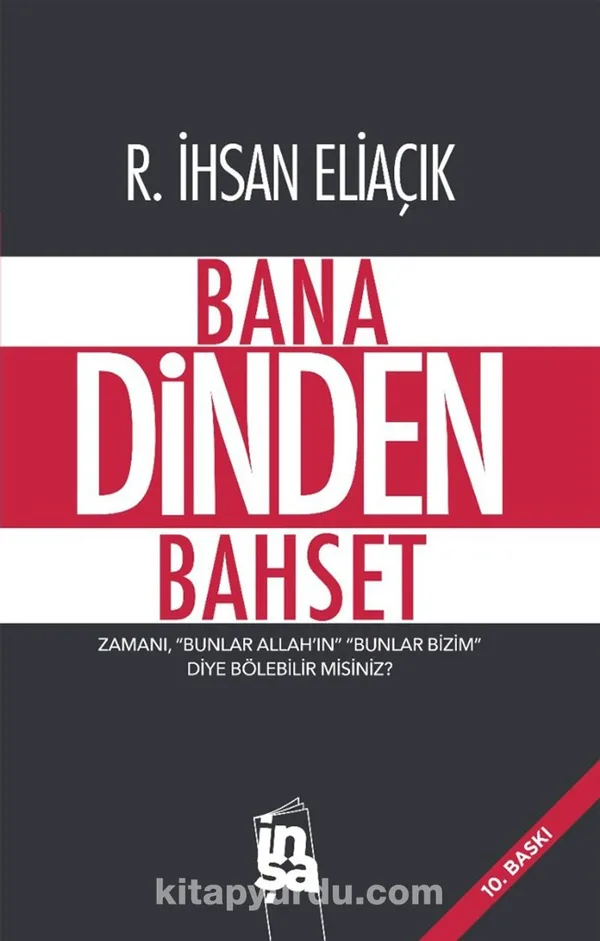 Bana Dinden Bahset kitabının kapağı